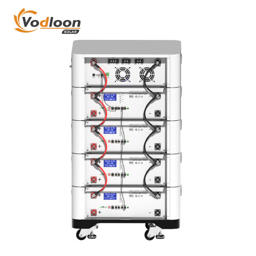 SBM-H 102.4V/200AH High Voltage Stacked Lithium Battery With Hybrid Inverter 5.5KW/10KW