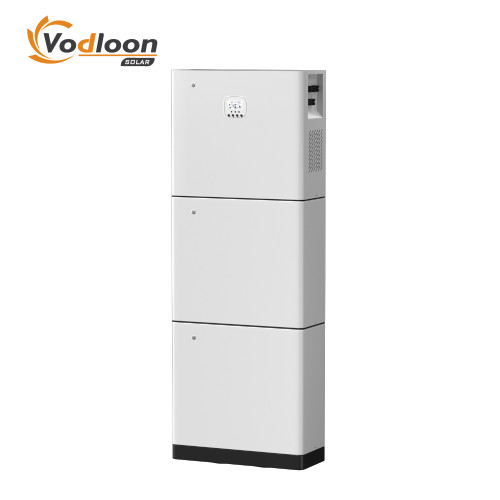 SBM-IV 51.2V/200AH Low Voltage Vertical Lithium Battery With Hybrid Inverter 5.5KW/10KW