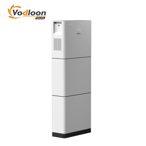 SBM-IV 51.2V/200AH Low Voltage Vertical Lithium Battery With Hybrid Inverter 5.5KW/10KW