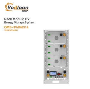 OMS-HV48K314 Rack storage lithium battery 153.6V314AH