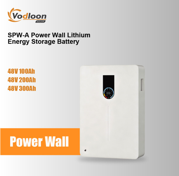 SPW-A 48V Power Wall Lithium Energy Storage Battery Wall Mount Lithium Battery