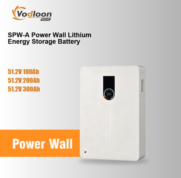 SPW-A 51.2V Power Wall Lithium Energy Storage Battery Wall Mount Lithium Battery