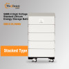 SBM-H 102.4V/200AH High Voltage Stacked Lithium Battery With Hybrid Inverter 5.5KW/10KW