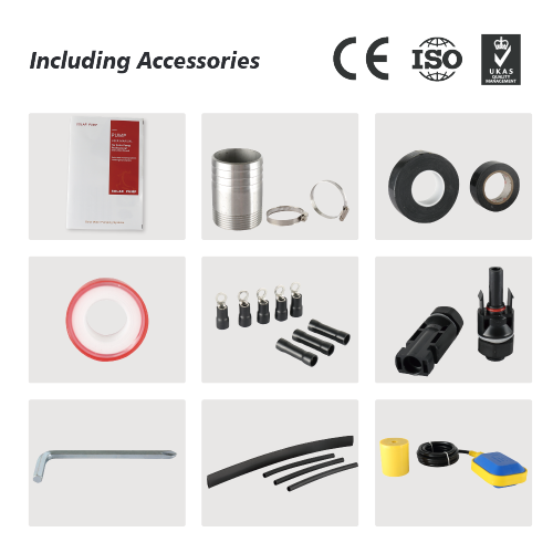 S4SC-4 Inch Solar Submersible Borehole Pump Stainless Steel Impeller Pump with MPPT Controller