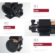 SSQB Solar-Powered Peripheral Surface Pump Solar Water Pump with MPPT Controller for Drinking Water