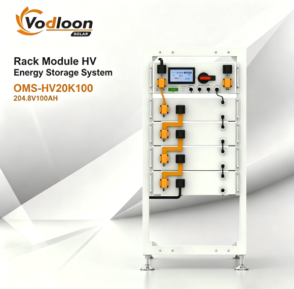 OMS-HV20K100 Rack storage lithium battery 204.8V100AH