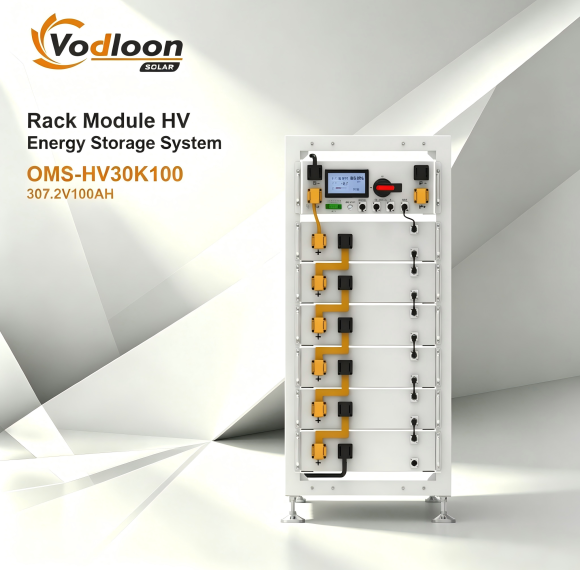 OMS-HV30K100 Rack storage lithium battery307.2V100AH