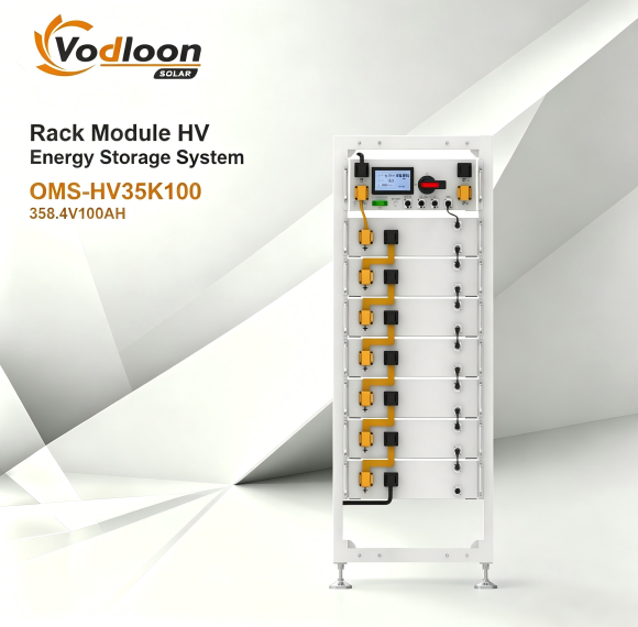 OMS-HV35K100 Rack storage lithium battery358.4V100AH