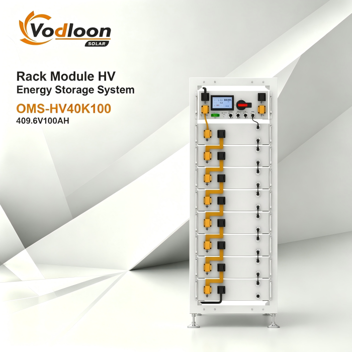 OMS-HV40K100 Rack storage lithium battery409.6V100AH