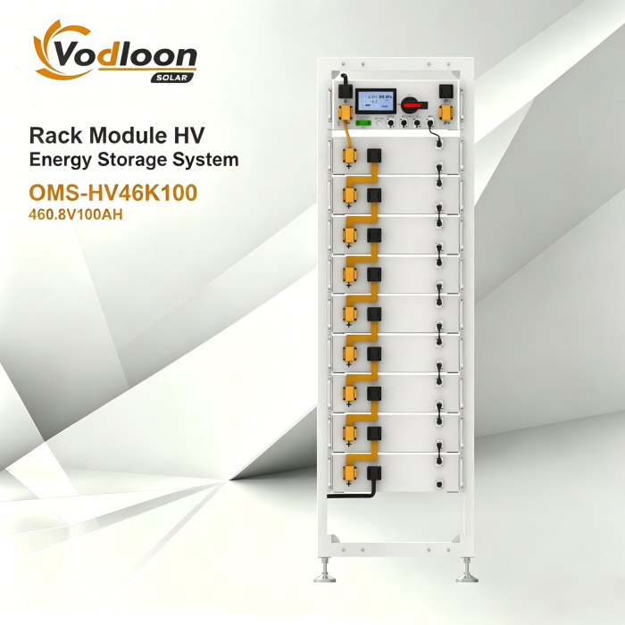 OMS-HV46K100 Rack storage lithium battery460.8V100AH