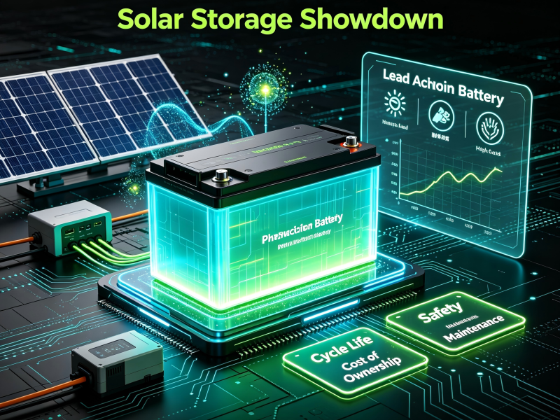 LiFePO4 vs Lead-Acid: Why Lithium Batteries Are the Smart Choice for Solar Storage