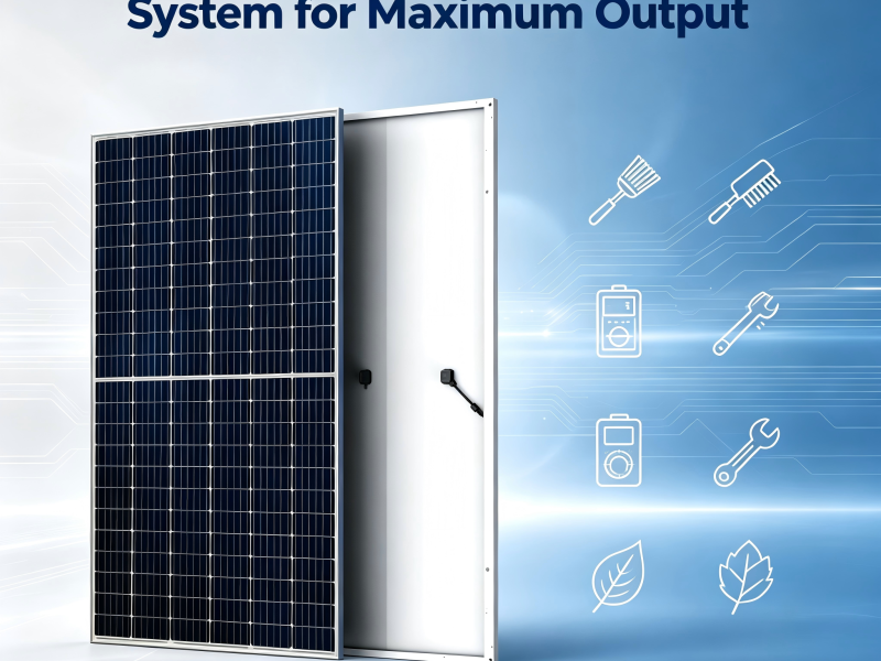 How to Maintain Your Solar Panel System for Maximum Output