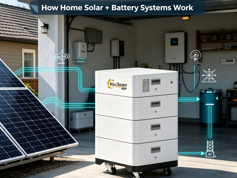 Residential Solar Storage: How Home Solar + Battery Systems Work