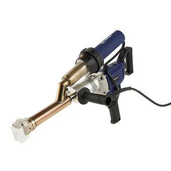 Plastic extrusion welder used for PP scrubber seam reinforcement