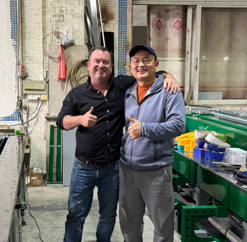 Australian customer visited Weissenberg to explore how to solve the problem of bending the wastewater tank cover