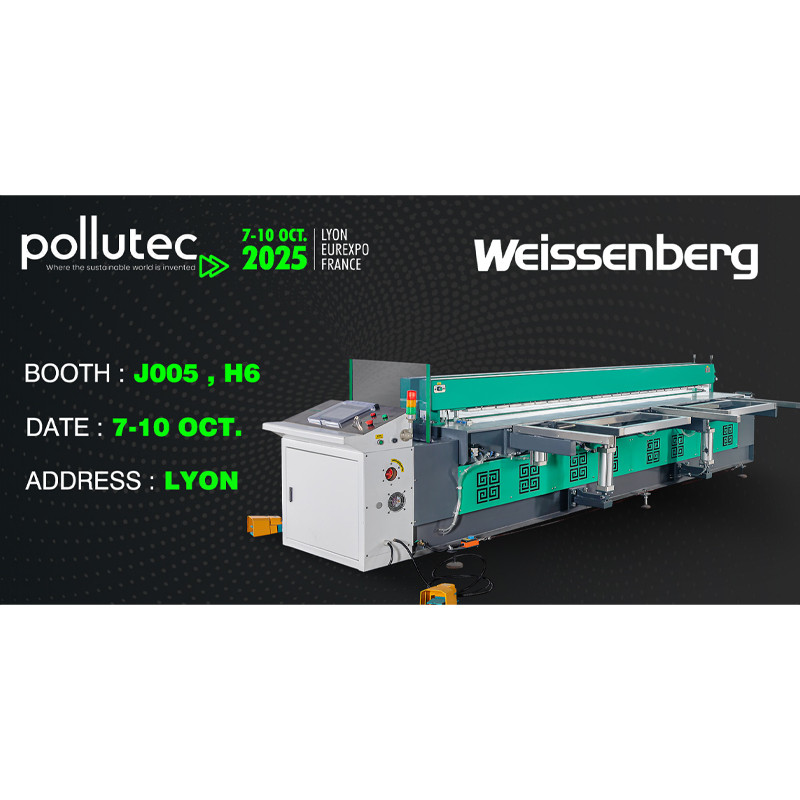 Weissenberg en Pollutec 2025: Visítenos en el pabellón 6 | Stand H6-J005