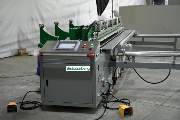 plastic sheet welding and bending machine
