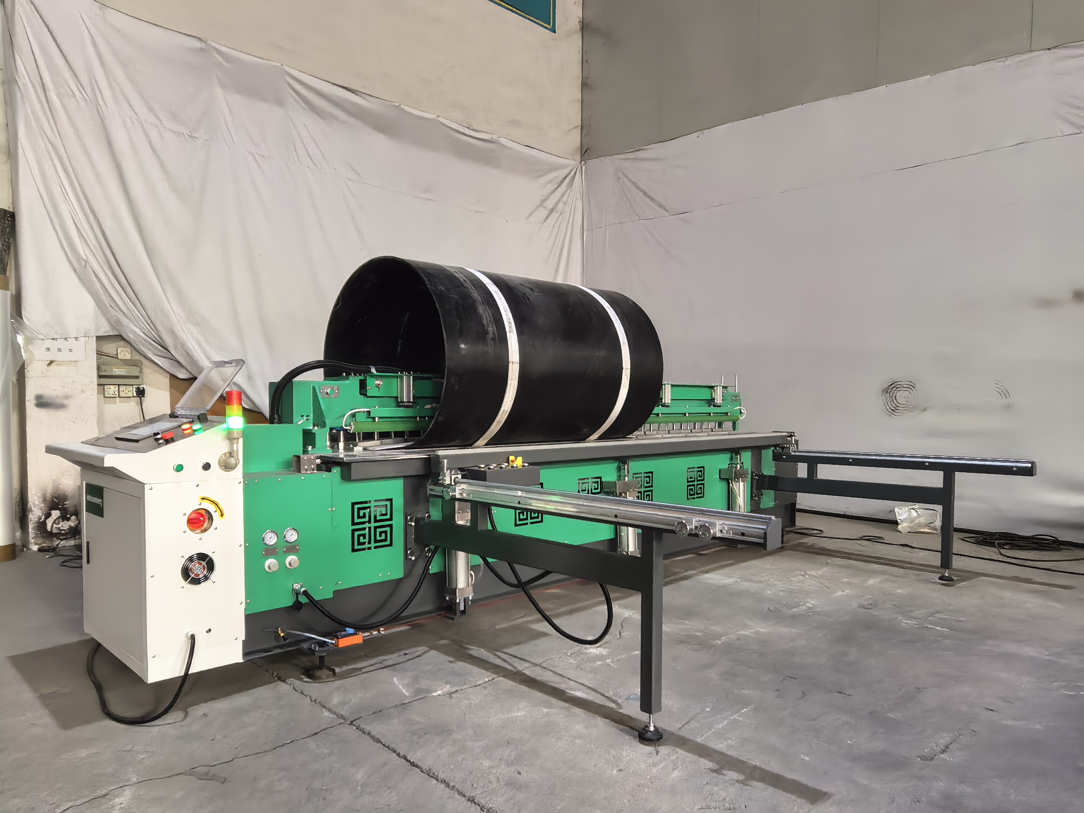 plastic welding machine testing before shipment