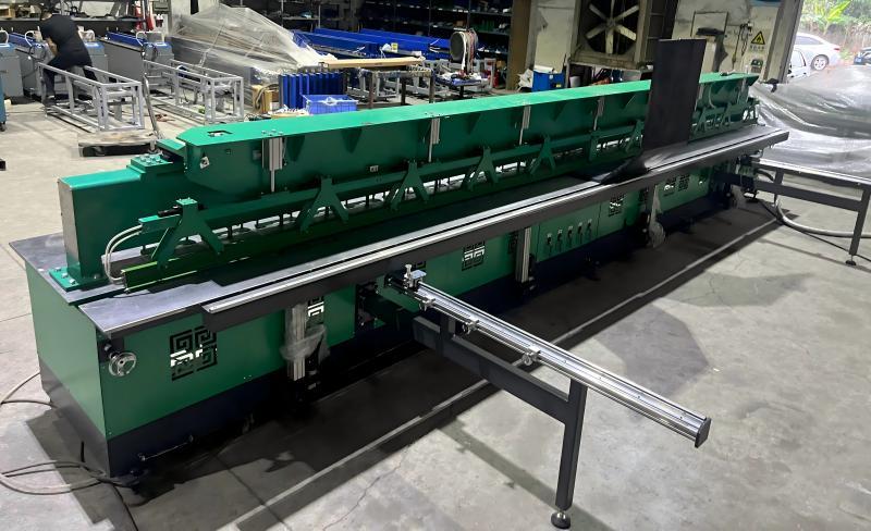 Weissenberg 6.5-meter plastic sheet bending machine ready for shipment to UK customer