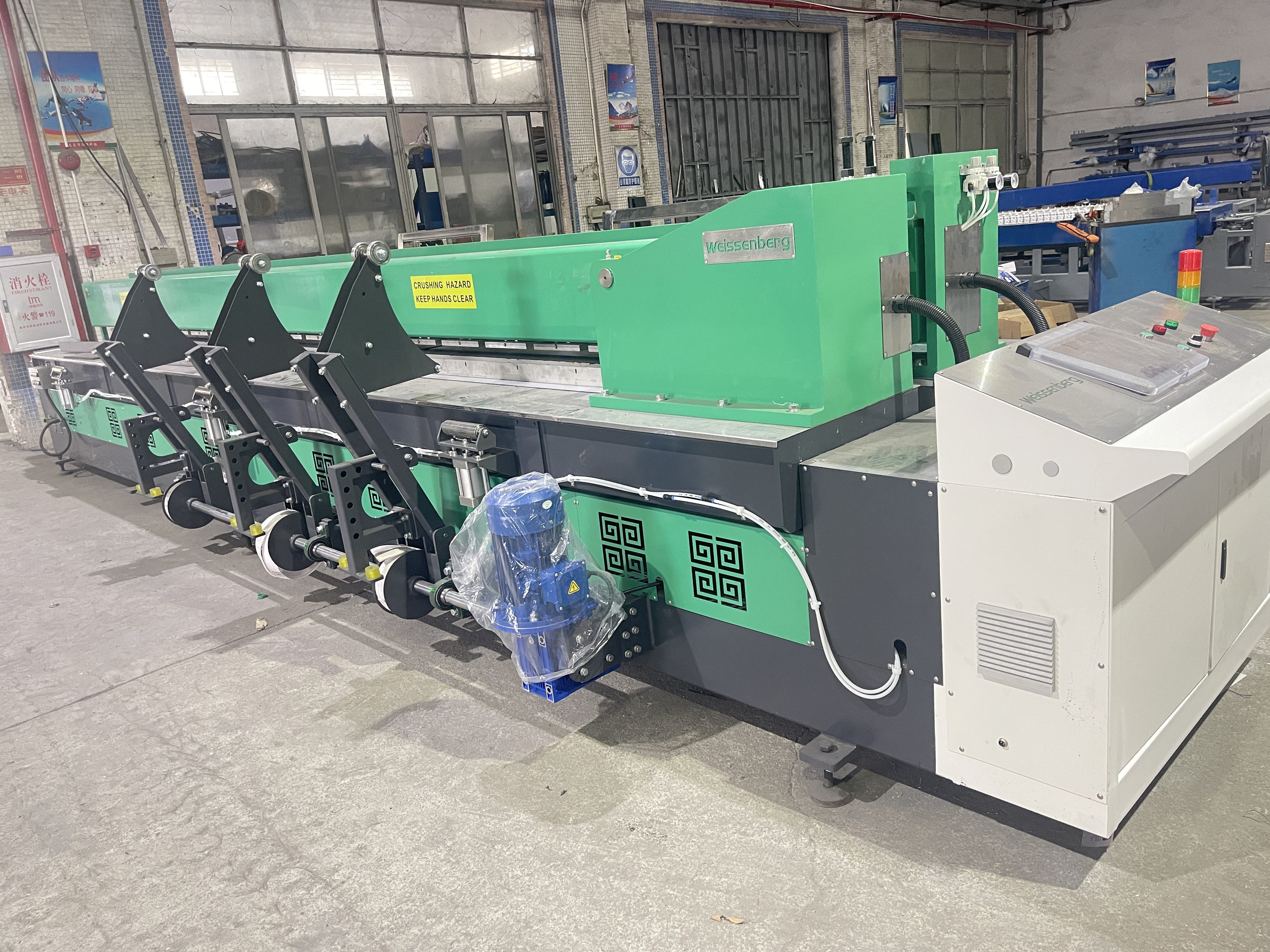 WeiBond 5000 large format PP PE plastic sheet welding project in Argentina