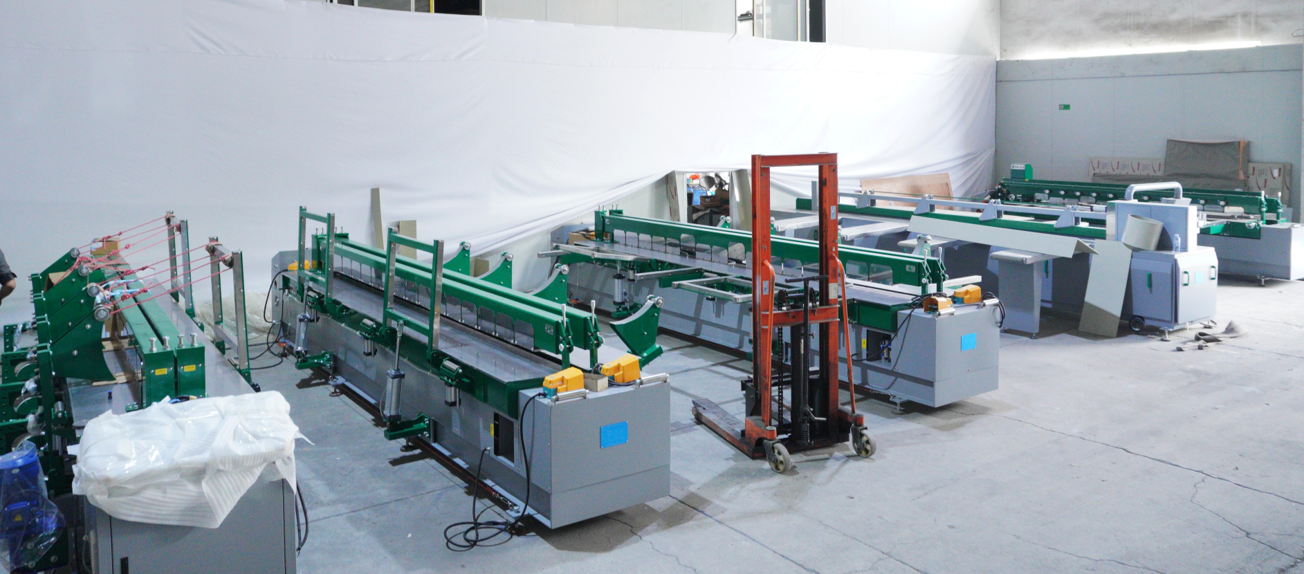 Industrial plastic fabrication workshop manufacturing process equipment