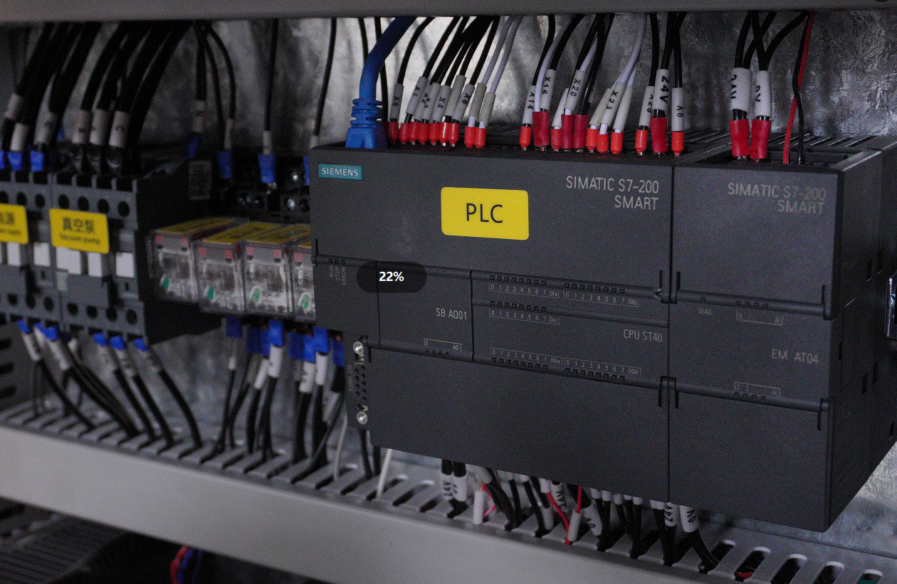 Siemens PLC control system for plastic sheet welding machine