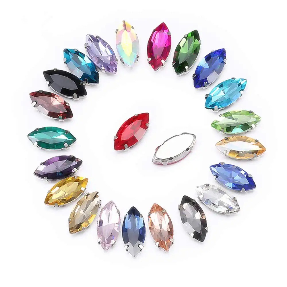 Custom Marquise Claw Rhinestones | Nail Art & Fashion Accessories