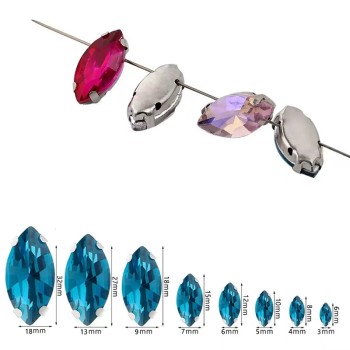 Custom Marquise Claw Rhinestones | Nail Art & Fashion Accessories