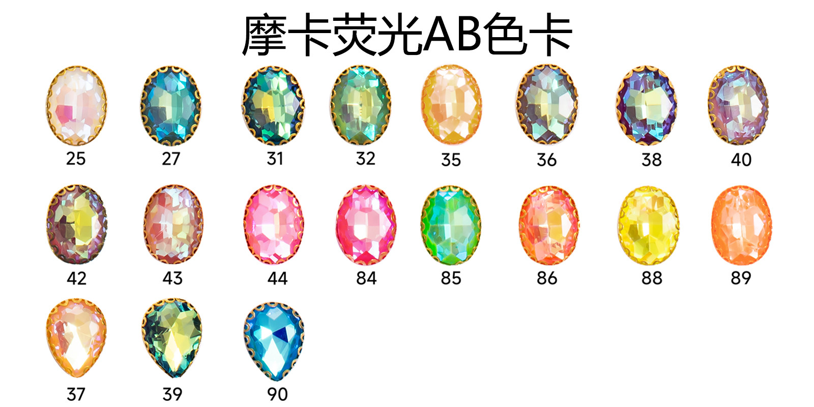 YG Mocha Color Chart