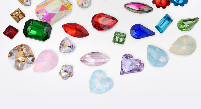 CRYSTAL GLASS RHINESTONES