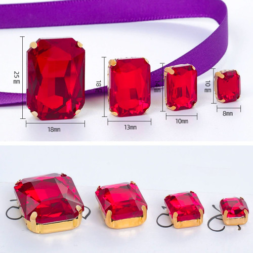 Four-clawed long rectangular claw drill | Fashion accessories