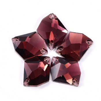 Special-shaped glass hand-sewn stone | Jewelry Accessories Wholesale