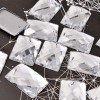 Rectangular right angle 2 Hole Flatback Rhinestone |Acrylic flat-bottomed double-hole rectangular drill |Imitation acrylic