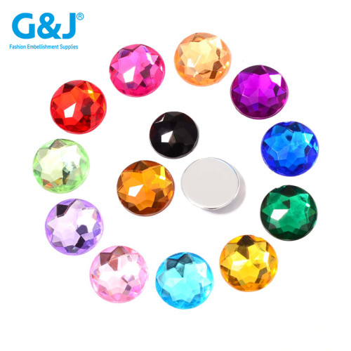 Acrylic flat-bottomed circular chamfer drill | Round Glass Hot-Fix Embellishments