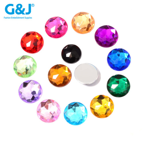Acrylic flat-bottomed circular chamfer drill | Round Glass Hot-Fix Embellishments