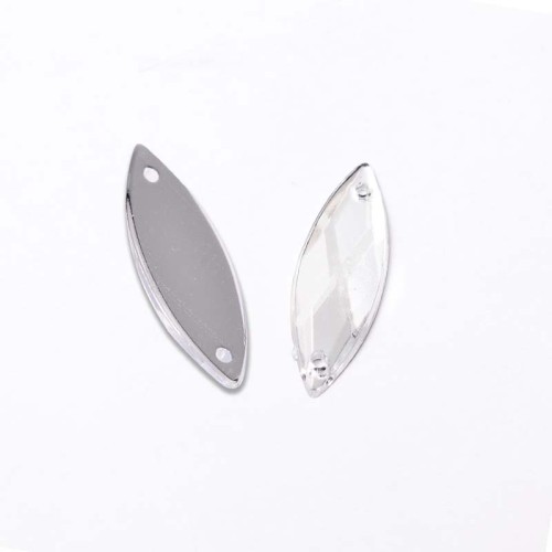 Marquise 2 Hole Flatback Rhinestone |Acrylic Marquise Diamond | Acrylic imitation drill bit