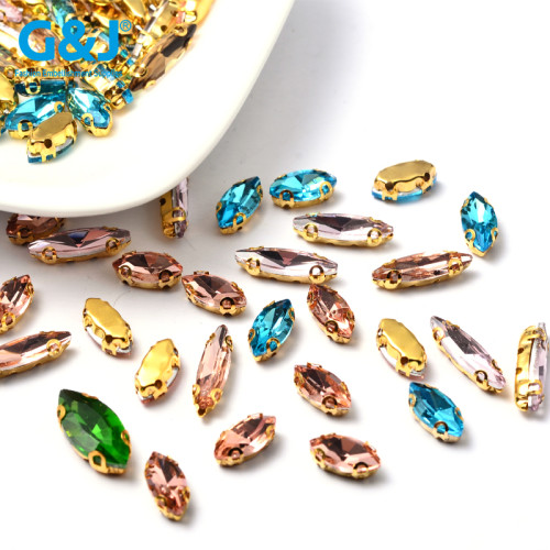 Four-D claw, horse-eye shape | accessory claw stone | jewelry accessorie | sew on rhinestones