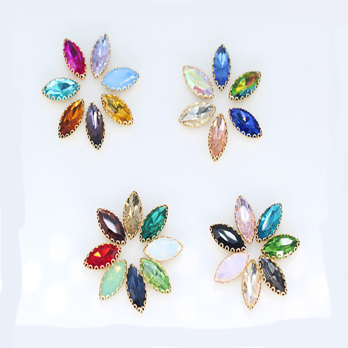 Horse Eye Wave Claw Rhinestone  | accessory claw stone | jewelry accessorie | sew on rhinestones