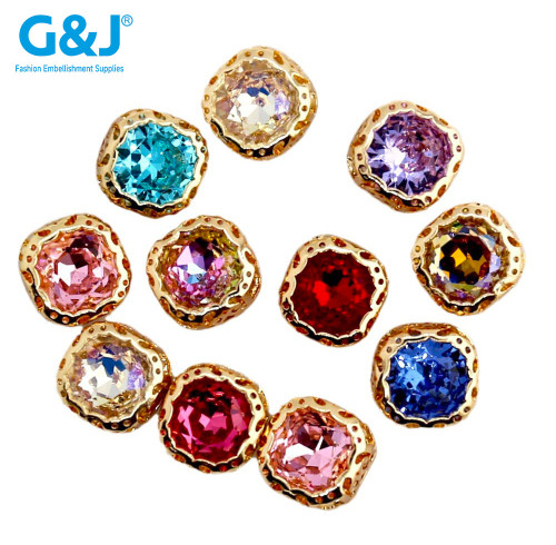 Fat SquareBird Nest Claw Rhinestone   | accessory claw stone | jewelry accessorie | sew on rhinestones