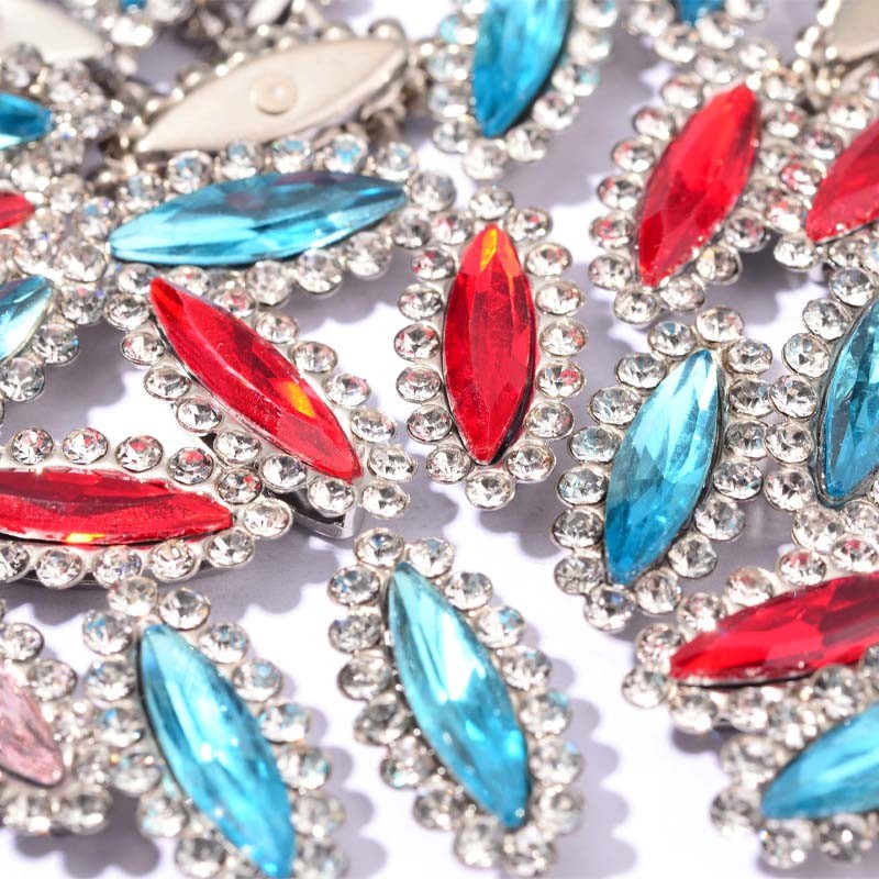 Marquise Sunflower Claw Rhinestones