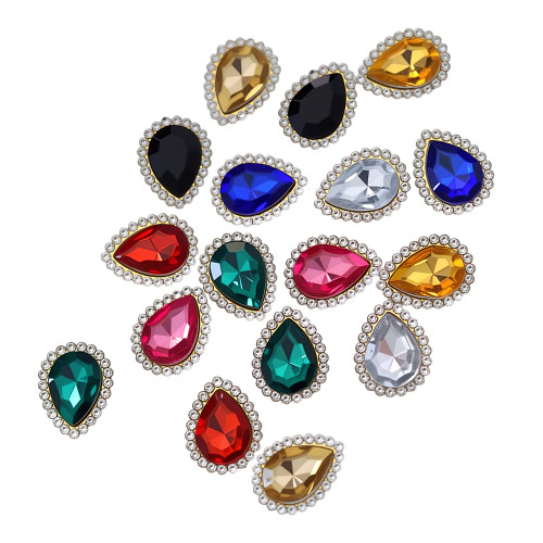 drop shape Sunflower Claw Rhinestones | accessory claw stone | jewelry accessorie | sew on rhinestones