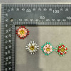 Glue Flower Rhinestones Collection 1 | Clasp Drill Series Oil Droplet Base | accessory claw stone | jewelry accessorie | sew on rhinestones