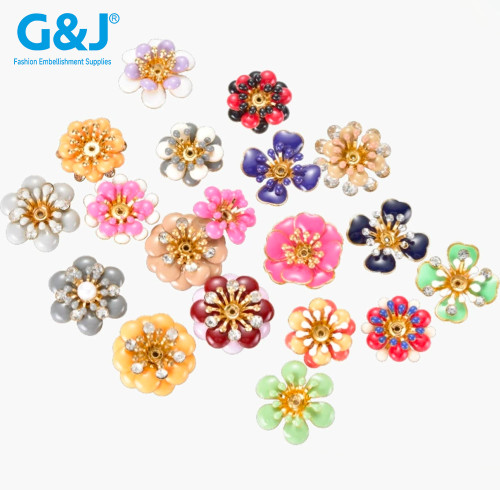 Glue Flower Rhinestones Collection 3 | Clasp Drill Series Oil Droplet Base | accessory claw stone | jewelry accessorie | sew on rhinestones