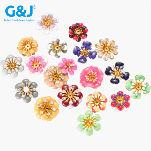Glue Flower Rhinestones Collection 3 | Clasp Drill Series Oil Droplet Base | accessory claw stone | jewelry accessorie | sew on rhinestones
