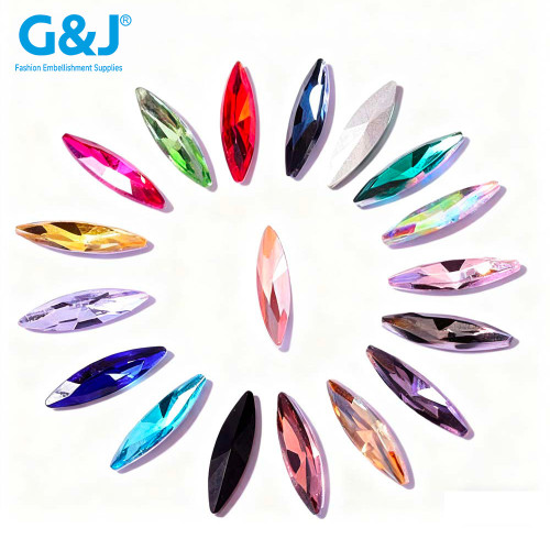 Marquise Fancy glass Rhinestones | Glass water droplets | Customized rhinestones | jewelry accessorie