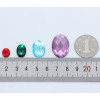 oval Flatback Glass Rhinestones | Flat-bottomed crystal sheet | jewelry accessorie | sew on rhinestones