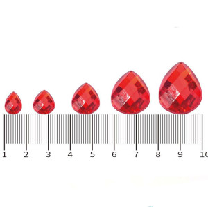 drop shape Flatback glass rhinestones | Flat-bottomed crystal sheet | jewelry accessorie