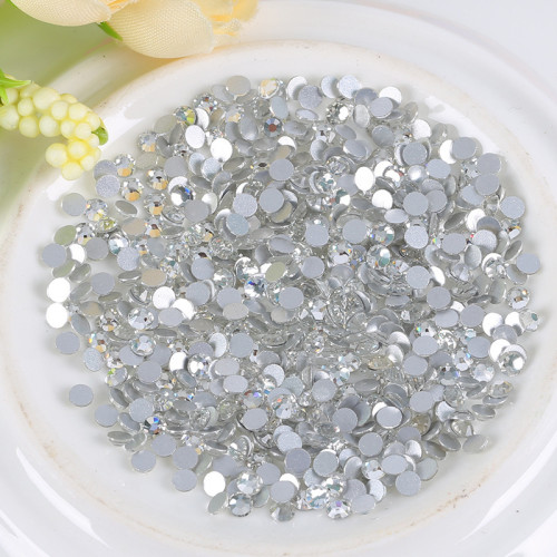 round Flatback Glass Rhinestones | Flat-bottomed crystal sheet | jewelry accessorie | sew on rhinestones