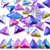 triangle Sew-on Glass Rhinestones |  Triangular hand sewing awl | jewelry accessorie | sew on rhinestones