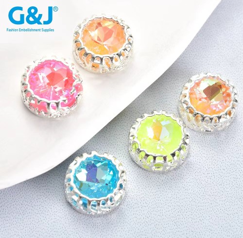 round Bird Nest Claw Rhinestone | accessory claw stone | jewelry accessorie | sew on rhinestones